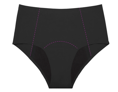 Kuukautisalushousut Midi briefs - runsas vuoto
