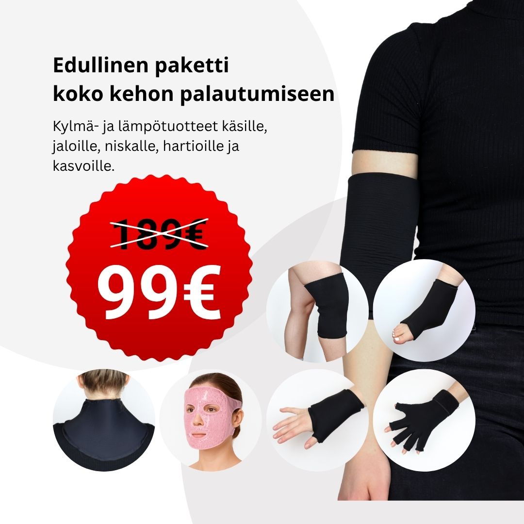 Hyvinvointipaketti kipujen ja palautumisen tueksi